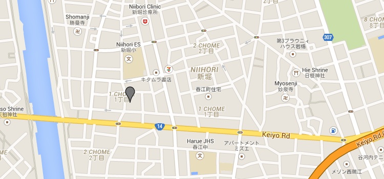 Mapa de Shunka-en em Tóquio
